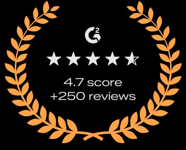 G2 overall score badge